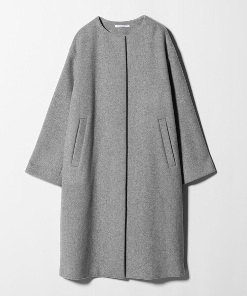 毛ナイロン ノーカラーコート（その他アウター）｜BEAUTY&YOUTH UNITED