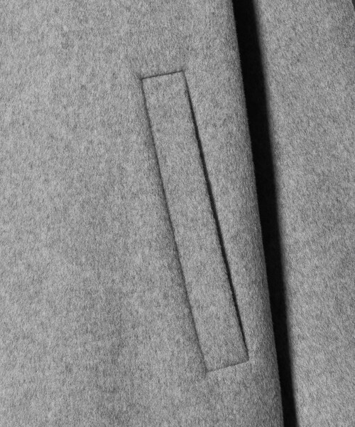 セール】毛ナイロン ノーカラーコート（その他アウター