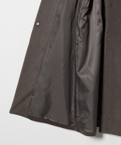 毛ナイロン ノーカラーコート（その他アウター）｜BEAUTY&YOUTH UNITED