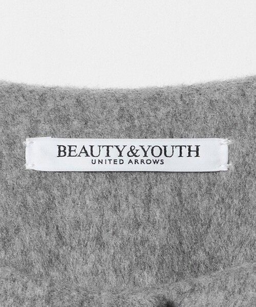BEAUTY&YOUTH UNITED ARROWS(ビューティーアンドユースユナイテッドアローズ)の「毛ナイロン ノーカラーコート(その他アウター・レディース・グレー系/モカ/ネイビー・S/M/XS)」の9枚目の写真