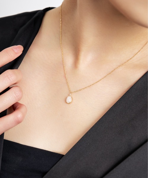 未使用　ジュエルクローゼットバイエルアンドコー K10アメジスト ネックレス ジュエルクローゼットK10 アメトリンネックレス