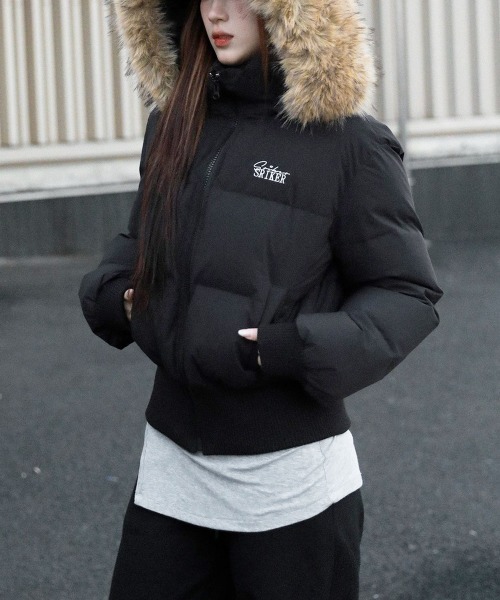 セール】レイキャビク ファーフード ショート エコダウンジャケット