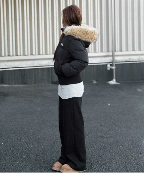 セール】レイキャビク ファーフード ショート エコダウンジャケット