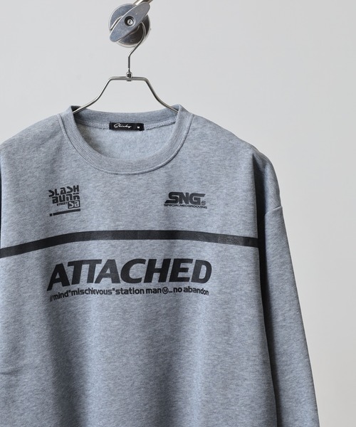 FUNALIVE(ファンアライブ)の「裏起毛 スウェットプリントトレーナー unisex(スウェット・メンズ・グレー系2/ブラック/グレイッシュベージュ/ホワイト系1/ホワイト系2/杢グレー/ヘザーチャコール/チャコールアッシュ/ブラック系2/チャコールグレー/ホワイト系3/ベージュ系1/ブラック系4/ネイビー/オートミール/チャコール/ブラック系1/ネイビー系1/グレー系1/ブラック系3・M/L/XL)」の14枚目の写真