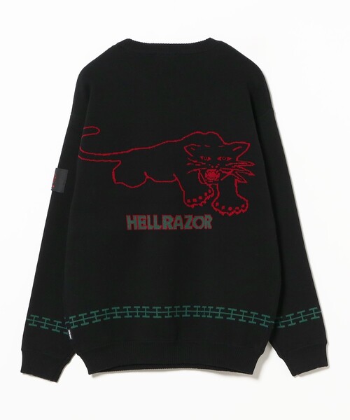 Hellrazor（ヘルレイザー）の「HELLRAZOR / ALL TO MY PEOPLE CREW KNIT（ニット/セーター・メンズ・ブラック・L/XL/M）」の5枚目の写真