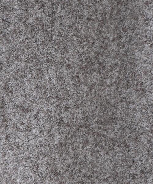 OPAQUE.CLIP（オペークドットクリップ）の「もこもこノーカラージップミドルコート【洗える】（ノーカラーコート・レディース・チャコールグレー/ライトベージュ・38/40/42）」の6枚目の写真