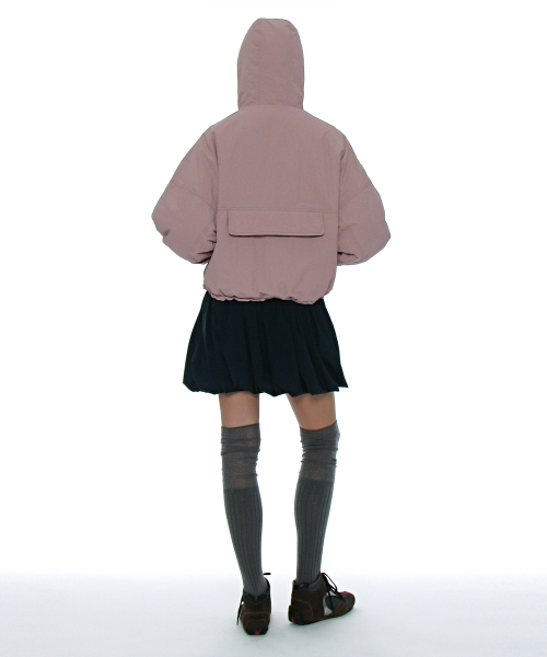 PARTIMENTO WOMEN(パルティメントウィメン)の「リバーシブルフードパーカー_チャコール(ナイロンジャケット・レディース・その他・ONE SIZE)」の13枚目の写真