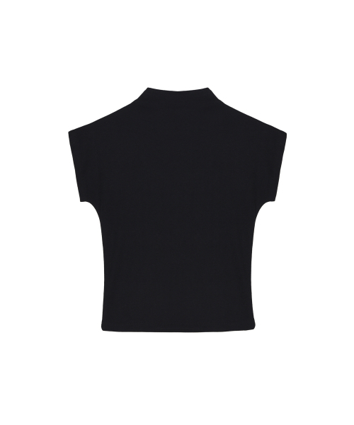NICK&NICOLE（ニックアンドニコール）の「HALF NECK SLIM TOP_BLACK（Tシャツ/カットソー・レディース・その他・MEDIUM/LARGE）」の5枚目の写真