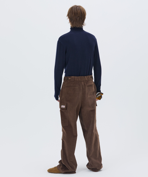 NOHANT(ノアン)の「CORDUROY UTILITY CARGO PANTS BROWN(その他パンツ・メンズ・ブラウン・SMALL/MEDIUM/LARGE)」の5枚目の写真