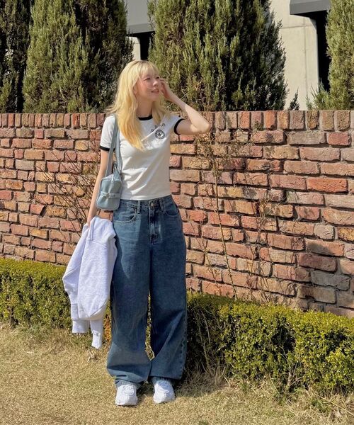 PUNCH DRUNK PARTIES(パンチドランクパーティーズ)の「Misfits Jeans (BLUE)(デニムパンツ・レディース・その他・0(28)/2(32)/3(34)/1(30))」の18枚目の写真