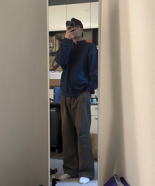 TEKET(テケット)の「Plan Half Zip-Up Sweatshirt Navy(スウェット・レディース・その他・SMALL/MEDIUM/LARGE)」の4枚目の写真