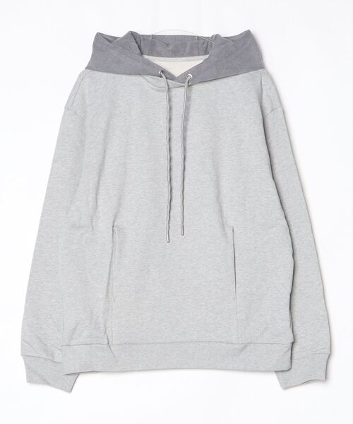 ARULE（アルール）の「A'GEM/9 × .kom 『ARULE/アルール』Layered Hood Design Pullover/レイヤードフードデザインプルオーバー（パーカー・メンズ・ブラック/グレー・L/XL）」の11枚目の写真