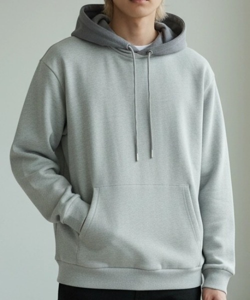 ARULE（アルール）の「A'GEM/9 × .kom 『ARULE/アルール』Layered Hood Design Pullover/レイヤードフードデザインプルオーバー（パーカー・メンズ・ブラック/グレー・L/XL）」の6枚目の写真