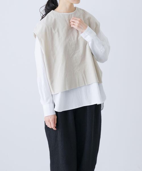 かぐれ　コットンベルベット2WAYベスト セール】コットンベルベット2WAYベスト（ベスト）｜かぐれ（カグレ）の