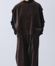 かぐれ | コットンベルベット2WAYベスト(ベスト)