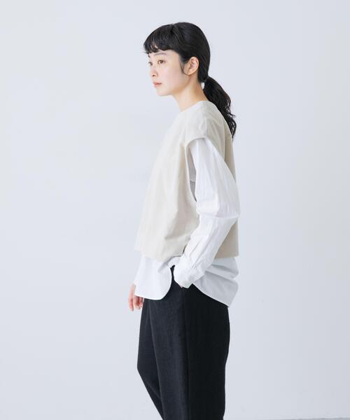 かぐれ（カグレ）の「コットンベルベット2WAYベスト（ベスト）」 - WEAR