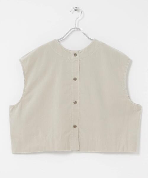 新品　かぐれ　コットンベルベット2WAYベスト コットンベルベット2WAYベスト（ベスト）｜かぐれ（カグレ）の