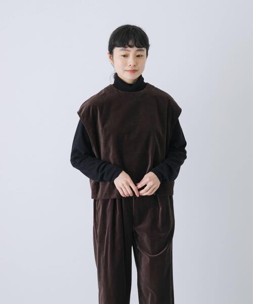 かぐれ（カグレ）の「コットンベルベット2WAYベスト（ベスト）」 - WEAR