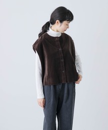 かぐれ | コットンベルベット2WAYベスト(ベスト)