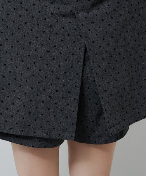 Kastane（カスタネ）の「【セットアップ対応】ドットツイードジャケット（テーラードジャケット・レディース・グレー/ブラック・FREE）」の10枚目の写真