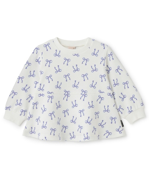 petit main（プティマイン）の「【プティプラ】GIRLSトレーナー（スウェット・キッズ・アイボリー/ブルーグレー/ライトピンク/ネイビー/ホワイト系その他/ライトグリーン/ダークブラウン/ブルー/ライトベージュ/レッド・80ｃｍ/120cm/90cm/130cm/110cm/100cm）」の18枚目の写真