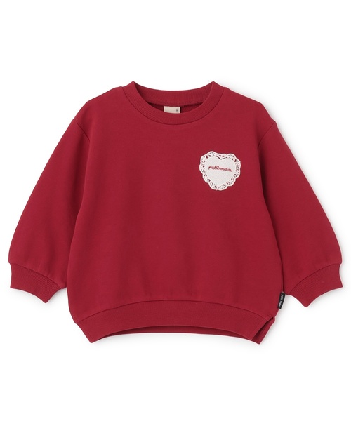 petit main（プティマイン）の「【プティプラ】GIRLSトレーナー（スウェット・キッズ・アイボリー/ブルーグレー/ライトピンク/ネイビー/ホワイト系その他/ライトグリーン/ダークブラウン/ブルー/ライトベージュ/レッド・80ｃｍ/120cm/90cm/130cm/110cm/100cm）」の21枚目の写真