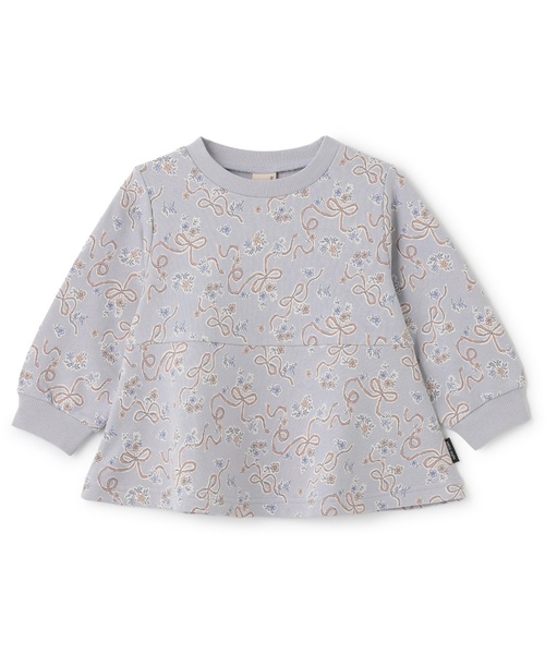 petit main（プティマイン）の「【プティプラ】GIRLSトレーナー（スウェット・キッズ・アイボリー/ブルーグレー/ライトピンク/ネイビー/ホワイト系その他/ライトグリーン/ダークブラウン/ブルー/ライトベージュ/レッド・80ｃｍ/120cm/90cm/130cm/110cm/100cm）」の21枚目の写真