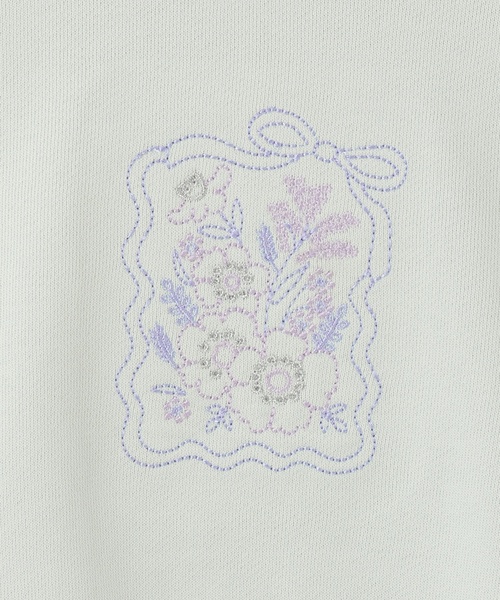 petit main（プティマイン）の「【プティプラ】GIRLSトレーナー（スウェット・キッズ・アイボリー/ブルーグレー/ライトピンク/ネイビー/ホワイト系その他/ライトグリーン/ダークブラウン/ブルー/ライトベージュ/レッド・80ｃｍ/120cm/90cm/130cm/110cm/100cm）」の19枚目の写真