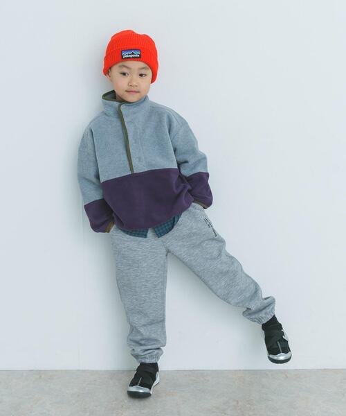 URBAN RESEARCH DOORS（アーバンリサーチドアーズ）の「フリースバイカラープルオーバー(KIDS)（Tシャツ/カットソー・キッズ・ブルー系その他/グレー系その他・120/105/135）」の12枚目の写真