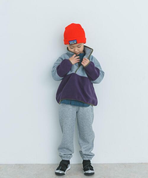 URBAN RESEARCH DOORS（アーバンリサーチドアーズ）の「フリースバイカラープルオーバー(KIDS)（Tシャツ/カットソー・キッズ・ブルー系その他/グレー系その他・120/105/135）」の13枚目の写真