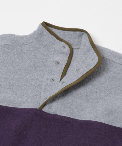 URBAN RESEARCH DOORS（アーバンリサーチドアーズ）の「フリースバイカラープルオーバー(KIDS)（Tシャツ/カットソー・キッズ・ブルー系その他/グレー系その他・120/105/135）」の15枚目の写真