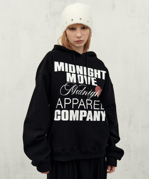 Midnight Move(ミッドナイトムーブ)の「bp hood (black)(パーカー・レディース・その他・FREE)」の1枚目の写真