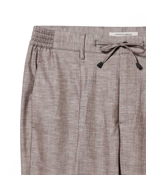 giab's ARCHIVIO(ジャブス アルキヴィオ)の「【別注】giabsarchivio / MASACCIO ミックスファブリック 1プリーツ ドローコード スラックス(その他パンツ・メンズ・インディゴブルー/ブラウン・52/50/46/42/48/44)」の13枚目の写真