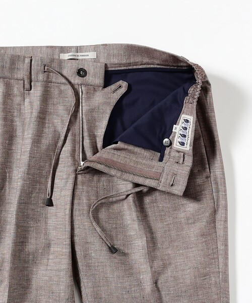 giab's ARCHIVIO(ジャブス アルキヴィオ)の「【別注】giabsarchivio / MASACCIO ミックスファブリック 1プリーツ ドローコード スラックス(その他パンツ・メンズ・インディゴブルー/ブラウン・52/50/46/42/48/44)」の12枚目の写真