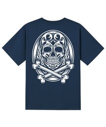 KTN0021 ケルティックスカル 半袖Tシャツ - ネイビー