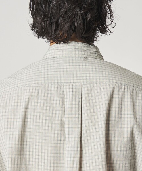 Steven Alan（スティーブンアラン）の「＜Steven Alan＞ オーガニックコットン マイクロチェック リバースシーム シャツ LOOSE（シャツ/ブラウス・メンズ・ロイヤルブルー/ライトグレー・M/L/XL/S）」の15枚目の写真