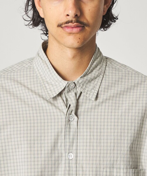 セール】＜Steven Alan＞ オーガニックコットン マイクロチェック