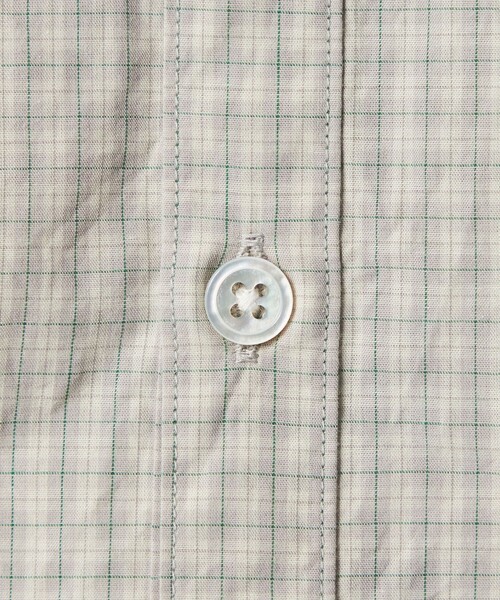 Steven Alan（スティーブンアラン）の「＜Steven Alan＞ オーガニックコットン マイクロチェック リバースシーム シャツ LOOSE（シャツ/ブラウス・メンズ・ロイヤルブルー/ライトグレー・M/L/XL/S）」の4枚目の写真