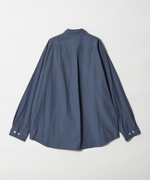 Steven Alan（スティーブンアラン）の「＜Steven Alan＞ オーガニックコットン マイクロチェック リバースシーム シャツ LOOSE（シャツ/ブラウス・メンズ・ロイヤルブルー/ライトグレー・M/L/XL/S）」の7枚目の写真
