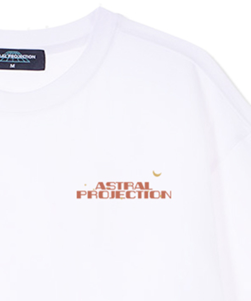 ASTRAL PROJECTION（アストラルプロジェクション）の「グッドバイブススーピマコットンラウンドネック半袖Tシャツ_ホワイト（Tシャツ/カットソー・メンズ・その他・LARGE/X-LARGE/XX-LARGE）」の3枚目の写真