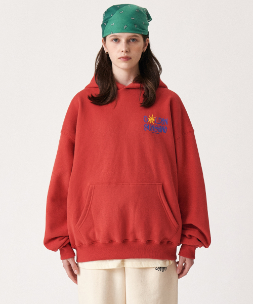 GOLDEN SNSHINE(ゴールデン サンシャイン)の「Golden hood sweatshirts_Fiesta red(パーカー・メンズ・その他・MEDIUM/LARGE)」の4枚目の写真
