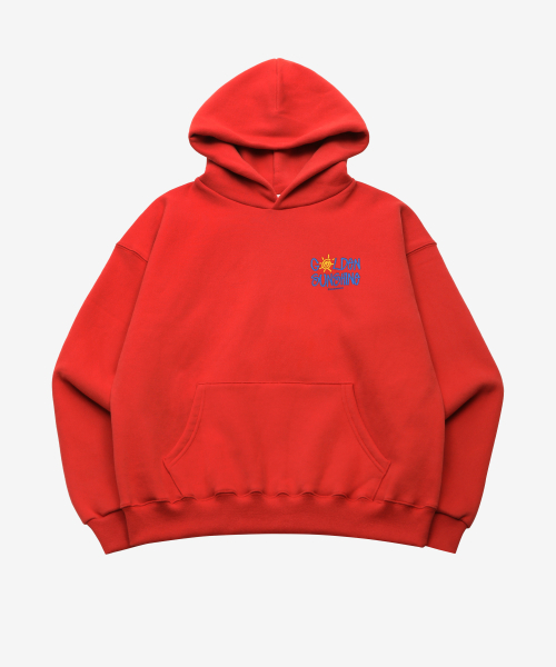 GOLDEN SNSHINE(ゴールデン サンシャイン)の「Golden hood sweatshirts_Fiesta red(パーカー・メンズ・その他・MEDIUM/LARGE)」の2枚目の写真