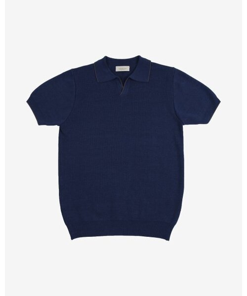 sortie(ソルティ)の「Combination collar knit (Navy)(ニット/セーター・メンズ・その他・LARGE/MEDIUM/X-LARGE)」の1枚目の写真