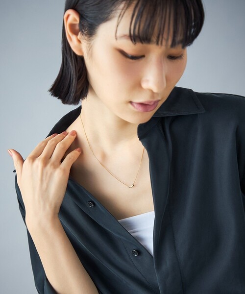 Jouete（ジュエッテ）の「[ディアマンティーニ] ネックレス ダイヤモンド（ネックレス・レディース・イエローゴールド/プラチナム・FREE）」の5枚目の写真