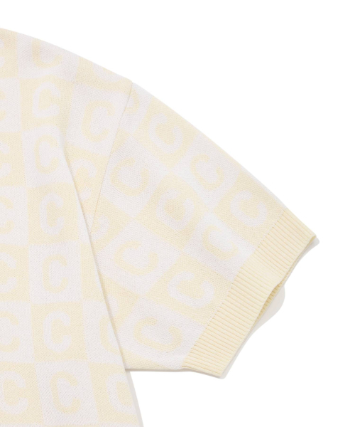 COVERNAT(カバーナット)の「Cパターンカラー ハーフニット アイボリー(ニット/セーター・レディース・その他・MEDIUM/LARGE/X-LARGE/SMALL)」の5枚目の写真