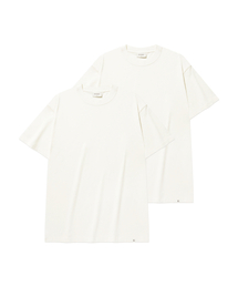 [2PACK] レイヤードTシャツ ホワイト
