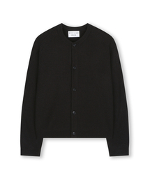 BESLOW（ビースロー）の「[ビスルーXデリック]クルーネックショートカーディガンブラック（カーディガン/ボレロ）」