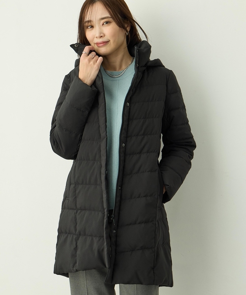 セール】ロングダウンコート【フード取り外し可能・撥水・洗える
