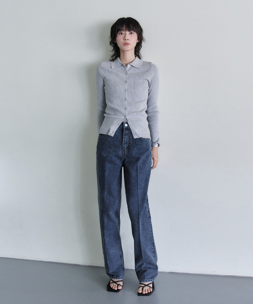 DECET WOMEN（デケット ウーマン）の「シグネチャーストレートジーンズ DCWPT001ブルー（デニムパンツ・レディース・その他・X-SMALL/SMALL/MEDIUM/LARGE）」の2枚目の写真