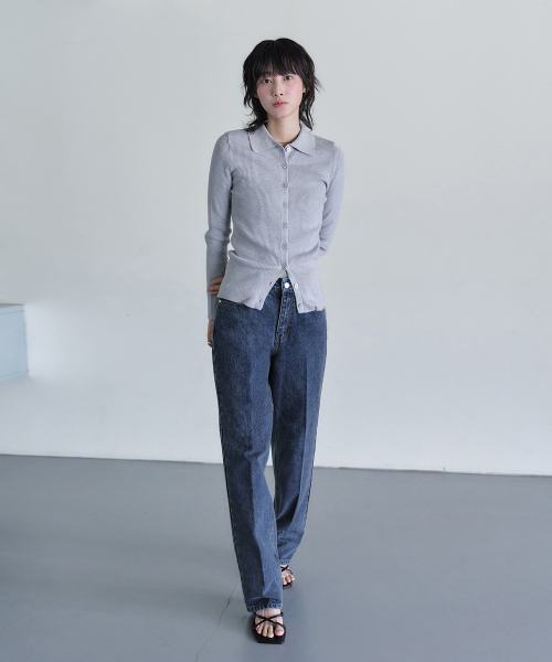 DECET WOMEN（デケット ウーマン）の「シグネチャーストレートジーンズ DCWPT001ブルー（デニムパンツ・レディース・その他・X-SMALL/SMALL/MEDIUM/LARGE）」の3枚目の写真
